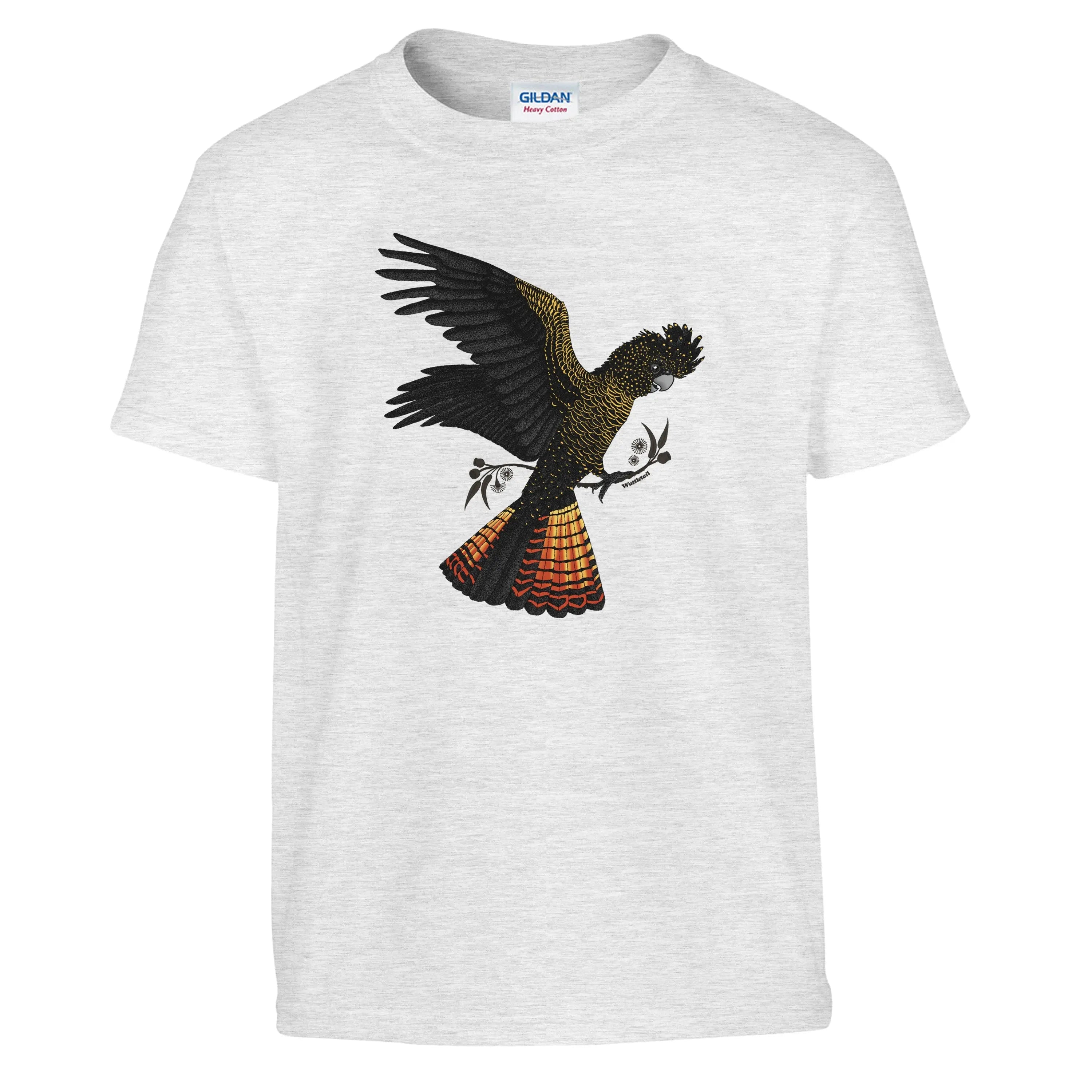 Red-tailed Black Cockatoo Classic Kids Crewneck T-shirt Wattletail