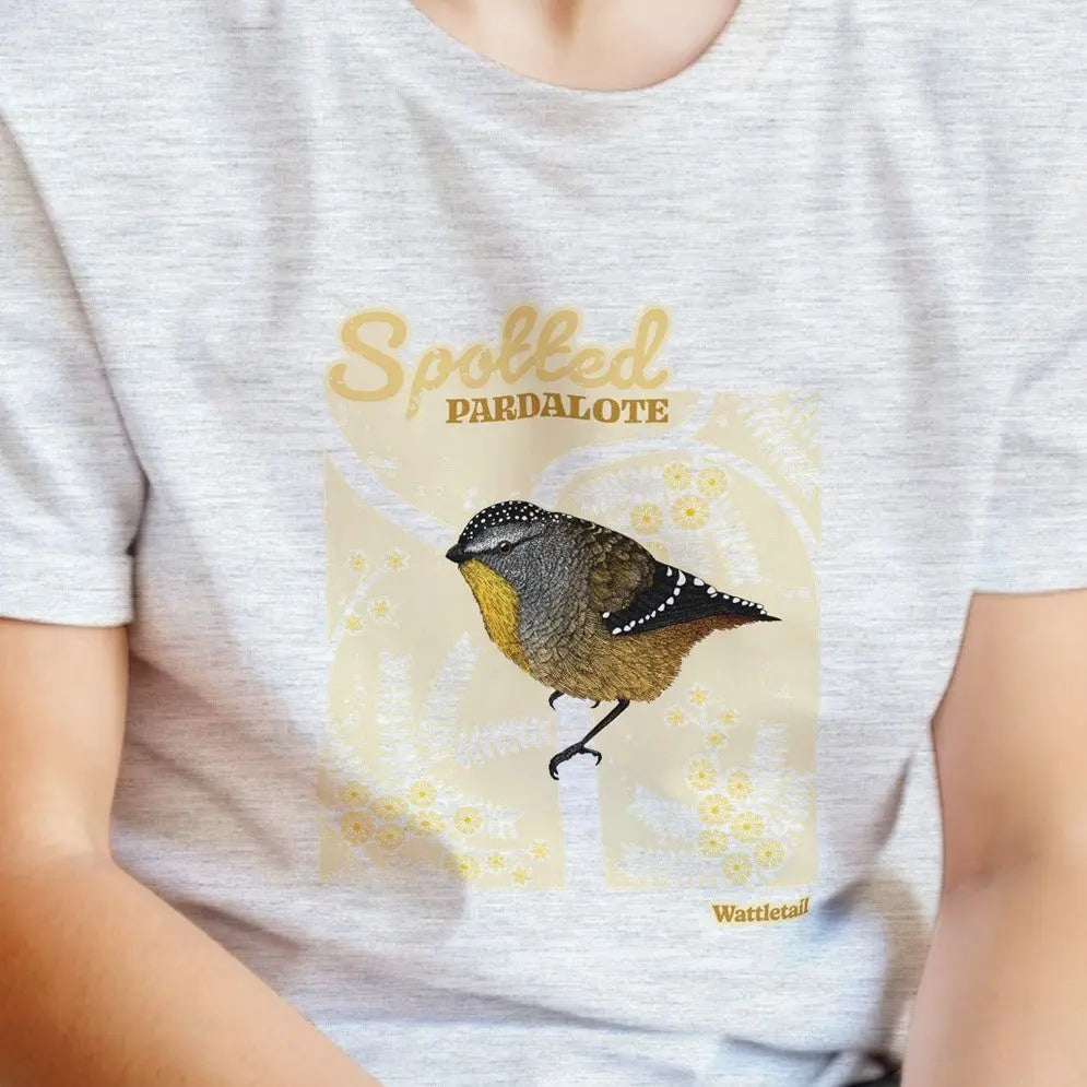 Spotted Pardalote Kids TShirt Wattletail