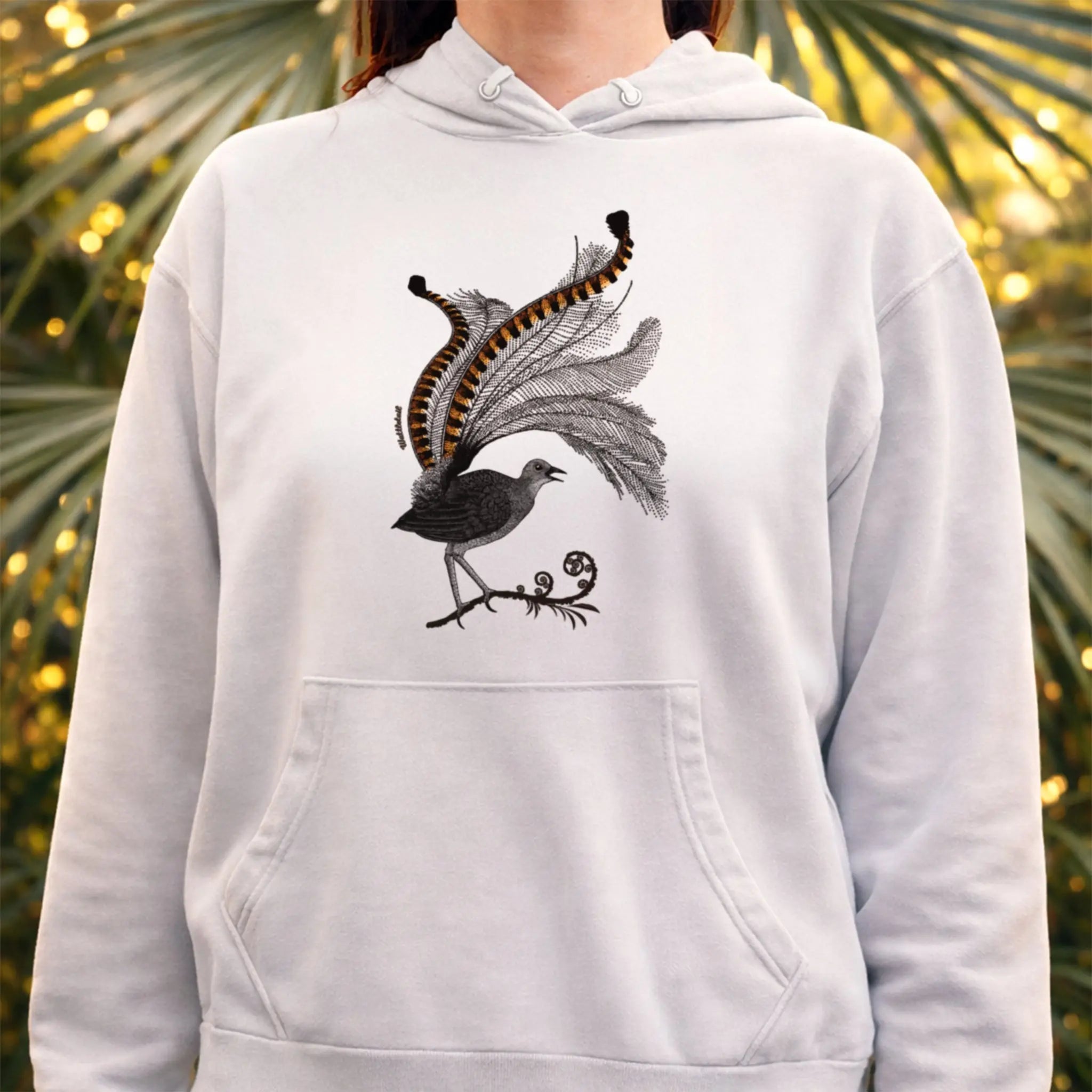 Superb Lyrebird Unisex Pullover Hoodie Wattletail