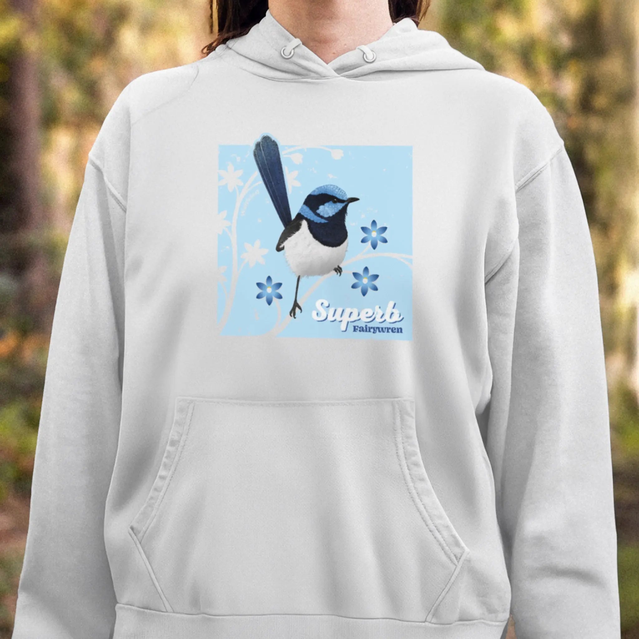 Superb Fairywren Unisex Pullover Hoodie Wattletail