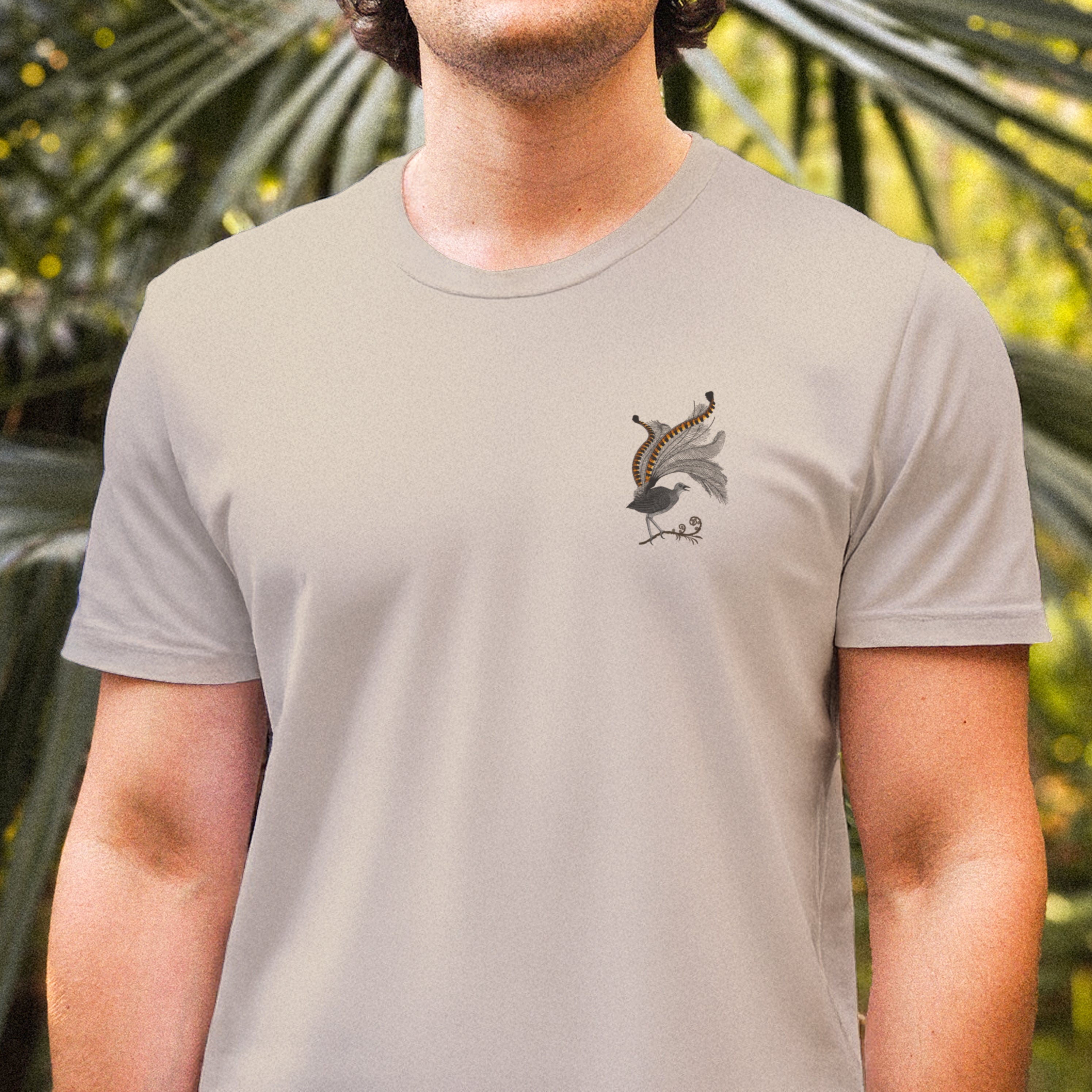 Superb Lyrebird Front Unisex Graphic Tee Wattletail
