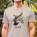 Superb Lyrebird Front Unisex Graphic Tee Wattletail