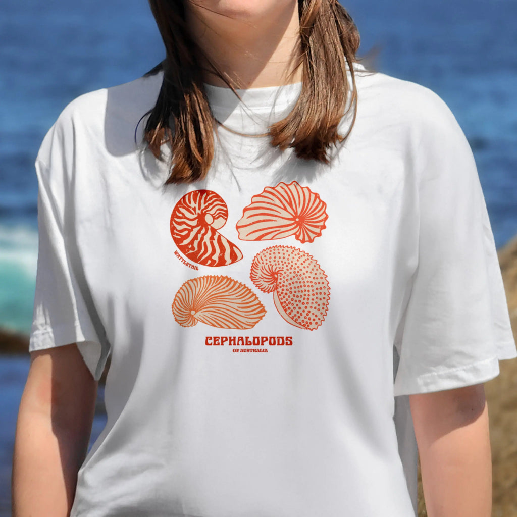 Cephalopods (Nautilus & Argonauts) Unisex TShirt Wattletail