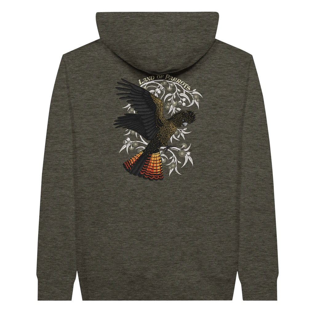 Red-Tailed Black Cockatoo Unisex Pullover Hoodie Wattletail