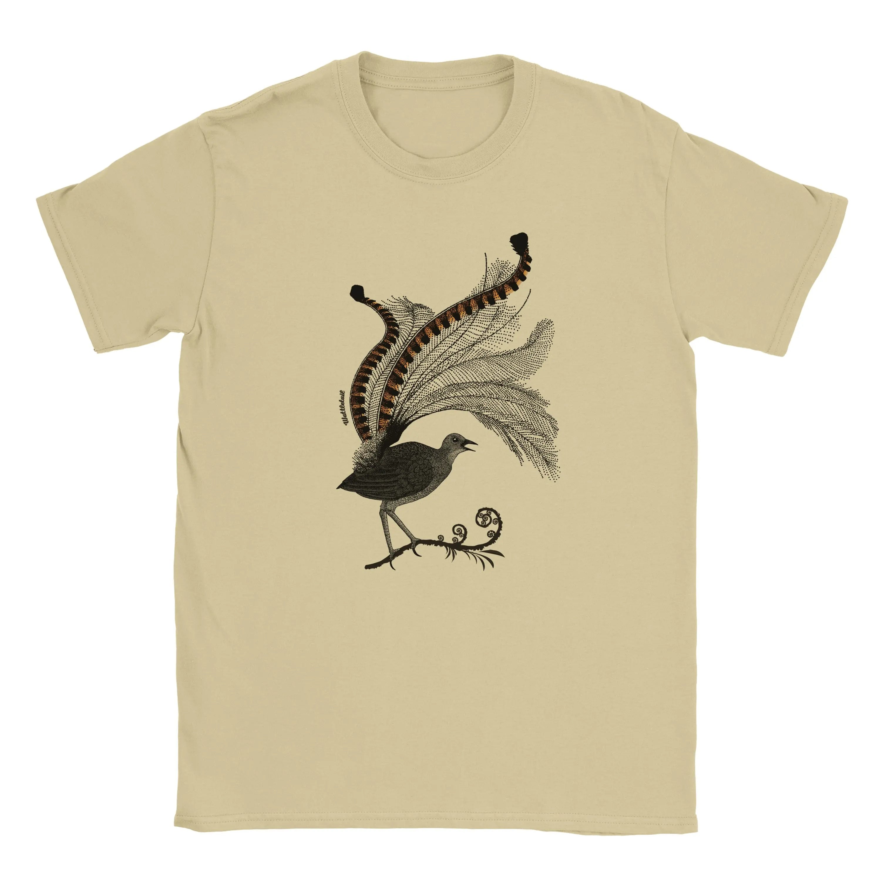 Superb Lyrebird Front Unisex Graphic Tee Wattletail