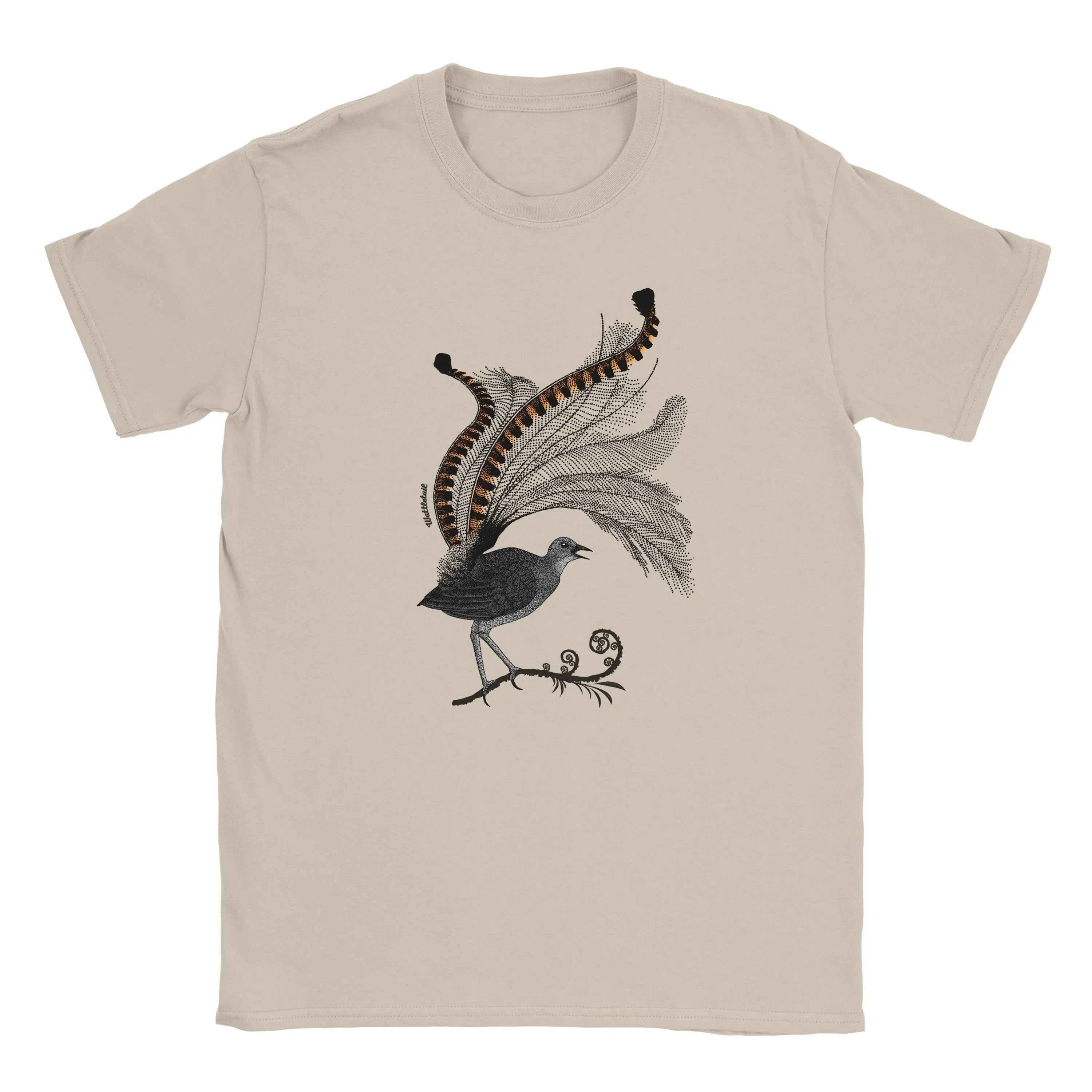Superb Lyrebird Front Unisex Graphic Tee Wattletail