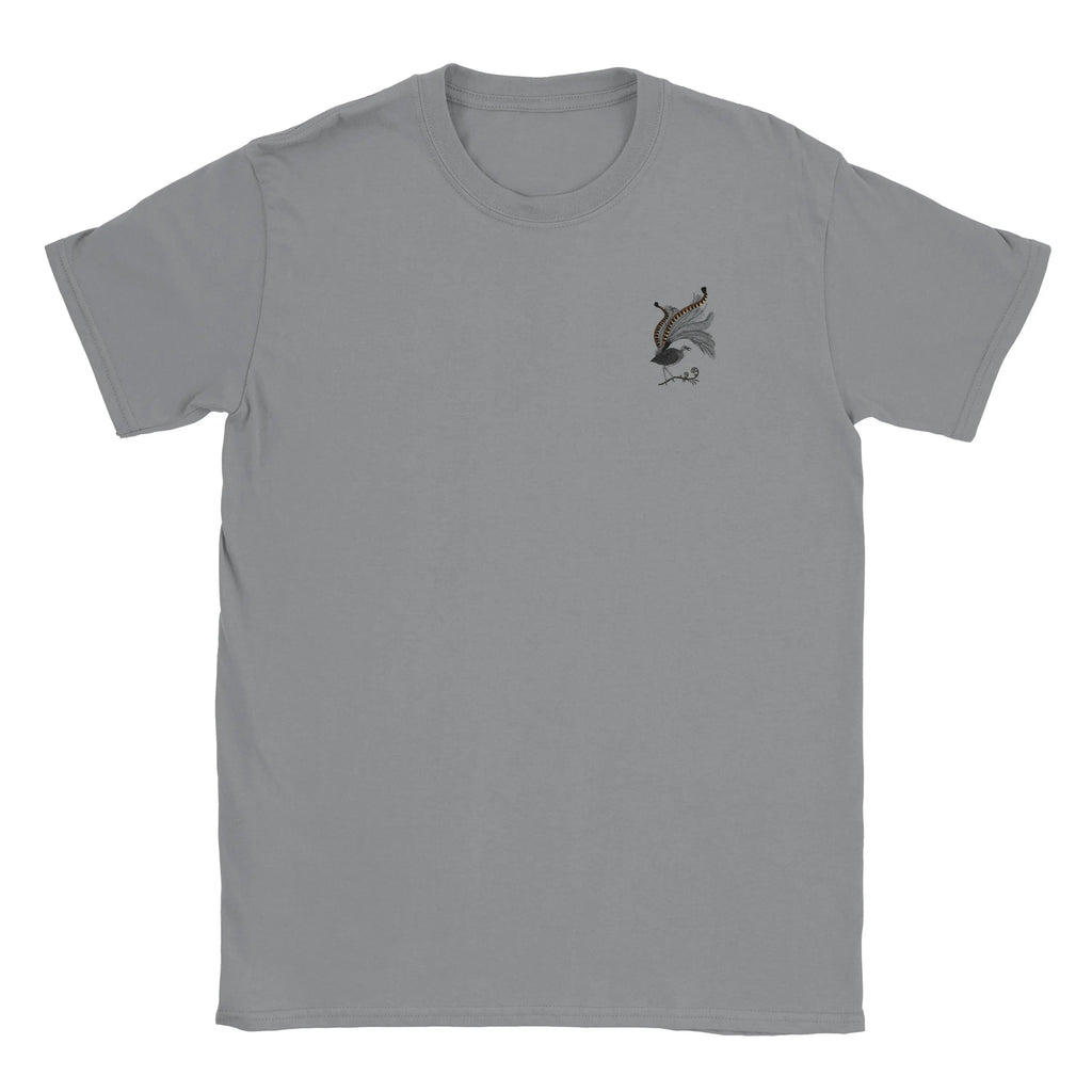 Superb Lyrebird Front Unisex Graphic Tee Wattletail