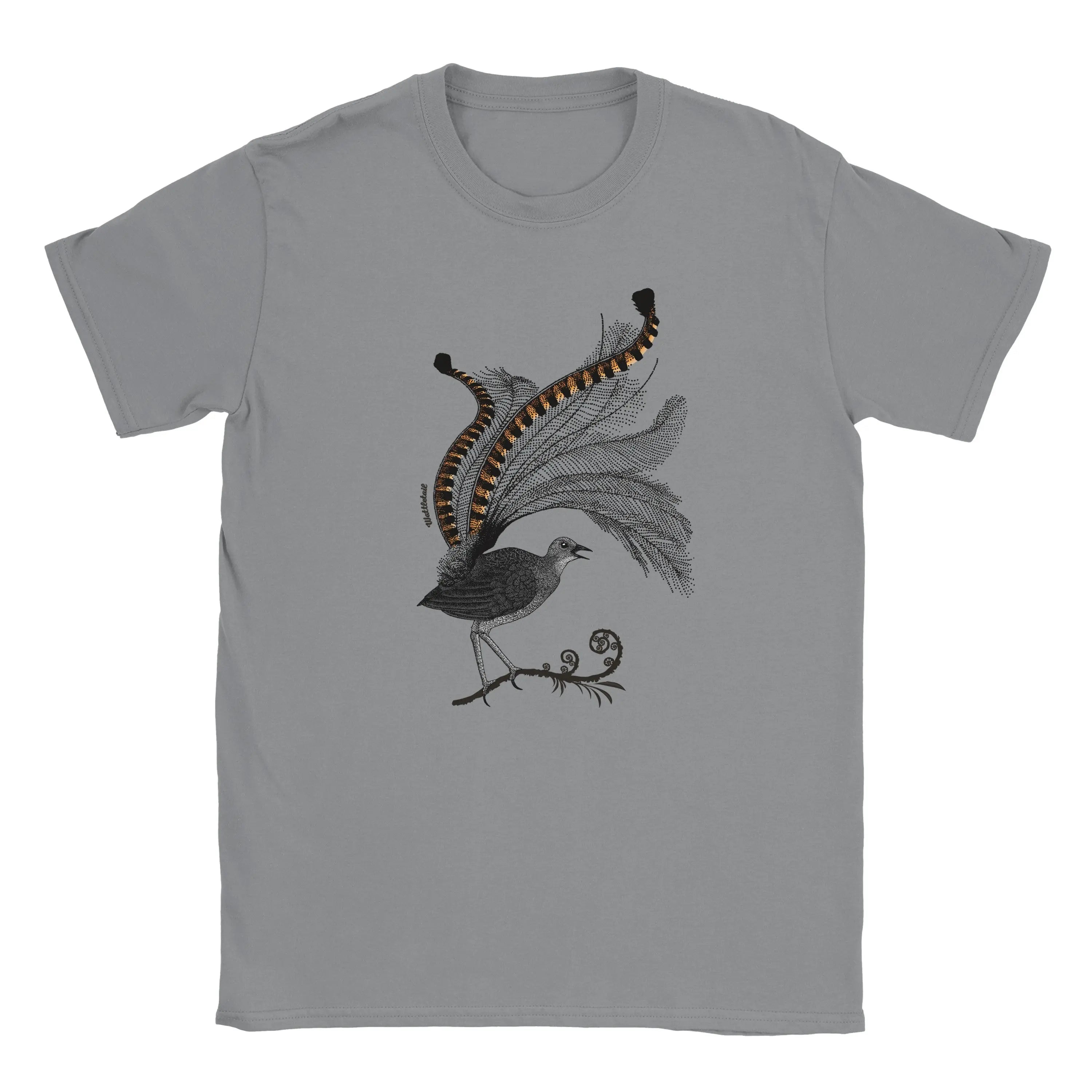 Superb Lyrebird Front Unisex Graphic Tee Wattletail